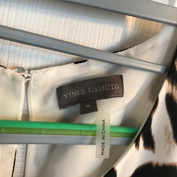 Vince camuto white leopard animal print dress - Picture 3 of 8